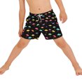 thumbnail image 4 of ITSAME Swim Trunks for Boys, Elastic Waist Quick-Dry Fashion Print Summer Casual Beach Swim Shorts Multicolor 10-11T, 4 of 7