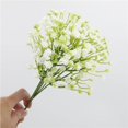 thumbnail image 4 of 6/36 Uds flores artificiales de Gypsophila falso aliento de bebé ramo de seda decoración de boda, 4 of 9