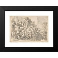 thumbnail image 2 of After Giovanni Francesco Romanelli 14x11 Black Modern Framed Museum Art Print Titled - Death of Dido (1620-1640), 2 of 5