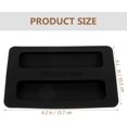 thumbnail image 2 of HUGFEGWE Silicone Toaster Dust Cover 2 Slice Toaster Lid Electric Bread Maker Upper Cover Toaster Machine Top Cover for Bread Machine Part Accessories （Black） CJB91-96284, 2 of 9