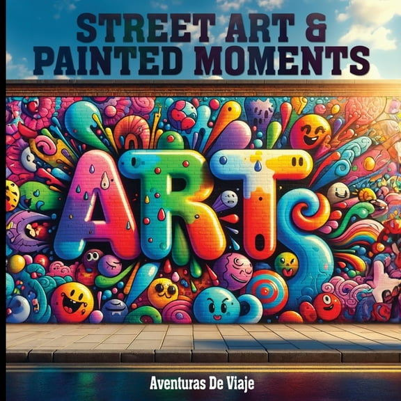 Adult Coloring Book Street Art & Painted Moments: With Poetry and Self-Discovery, (Paperback)
