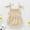 Beige, variant on Zecgelong Baby Girls Sleeveless Solid Linen Romper Sling Backless Jumpsuit Outfits Girls Summer Rompers Size 12-18 Months