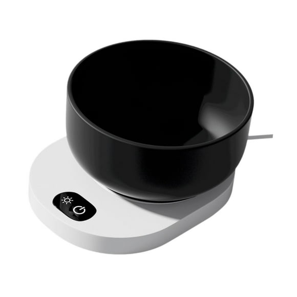 Cuenco calefaccionado para mascotas con USB, térmico, de temperatura constante, para beber y comer, de 380 ml, para interior y exterior en invierno
