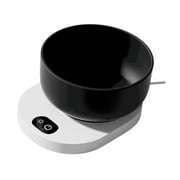 YWMJZEU Heated Pet Bowl USB 380ml Constant Temperature Easy to Clean Water Dispenser Dog