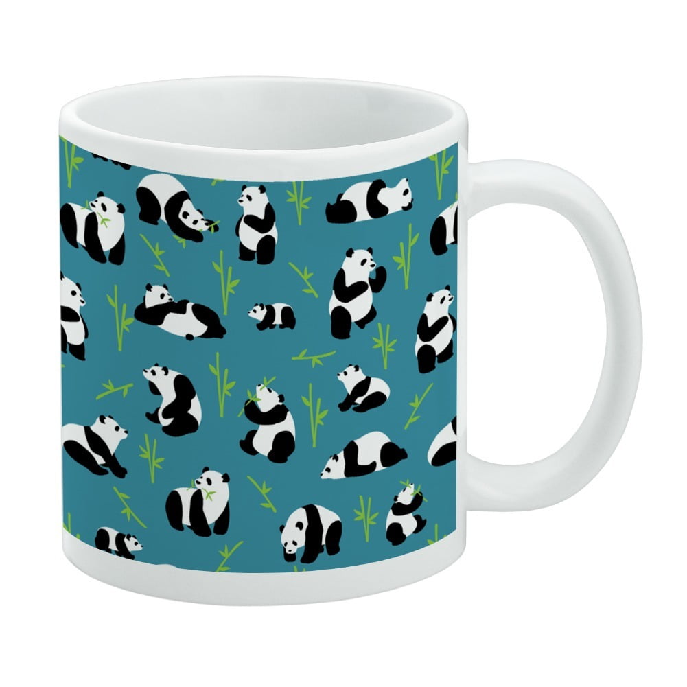 Panda and Bamboo Pattern White Mug - Walmart.com