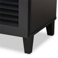 thumbnail image 6 of Bowery Hill Wood 5-Shelf and Drawer Shoe Cabinet in Dark Gray, 6 of 10
