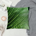 thumbnail image 2 of Chilfamy Green Palm Leaf Pillow Covers Decorative Tropical Jungle Banana Leaves Throw Pillow Covers  Square Cushion Cover for Home Sofa Couch 24x24in, 2 of 5