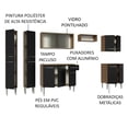 thumbnail image 4 of Cocina Integral 293cm Marrón/Negro Emilly Madesa 04, 4 of 5