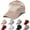 Khaki-17, variant on STETMN Women's Fall Baseball Cap Solid Satin Lightweight CapsTrendy Windproof Outdoor Hats