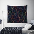 thumbnail image 4 of Daiia Colorful Balloons Pattern Tapestry 60x51 Inches Wall Hanging Tapestry Artistic Wall Hanging Bedroom Wall Decor Living Room Tapestry Dorm Room Decor, 4 of 9