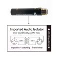 thumbnail image 4 of Professional Audio Noise Isolator Signal Isolation Stereo Splitter Filter Karon Male to XLR Female to Female, 4 of 5