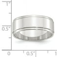thumbnail image 3 of SS 8mm Flat with Step Edge Size 10 Band, 3 of 3