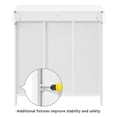 thumbnail image 6 of Topeakmart Large Floor Cabinet Storage Organizer with Drawer & Adjustable Shelves, White, 6 of 7