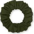 thumbnail image 3 of Scrunchies Cotton Knit Jumbo Size 3-Pack Ponytail Holder Made in USA Scrunchie King Olive, 3 of 6
