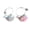 1 white 1 powder, variant on Set of 2 Stylish Whale Keychain Set Eye Catching Key Jewelry Waterproof Key Rings Suitable for Youthful Trendsetters
