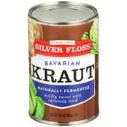 Silver Floss Bavarian Style Sauerkraut, 14.4 oz, Can