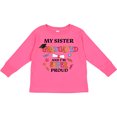 thumbnail image 3 of Inktastic My Sister Graduated and I'm Super Proud Boys or Girls Long Sleeve Toddler T-Shirt, 3 of 5