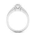 thumbnail image 3 of Imperial 1/2Ct TDW Diamond 10k White Gold Halo Bridal Set (H-I, I2), 3 of 4