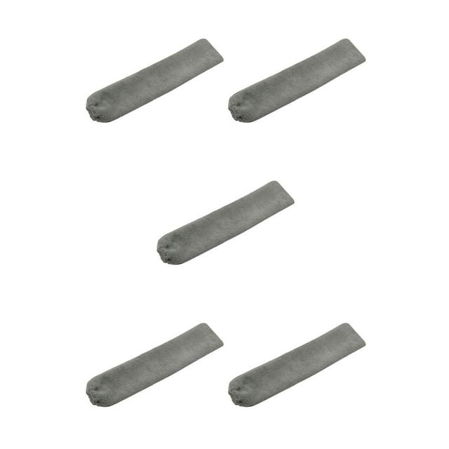 Advancent Eliminador de polvo de microfibra, reemplazo portátil, telescópico, ajustable, reutilizable, mango de PP, cepillo de ventana EVA, Tipo 2 5piezas