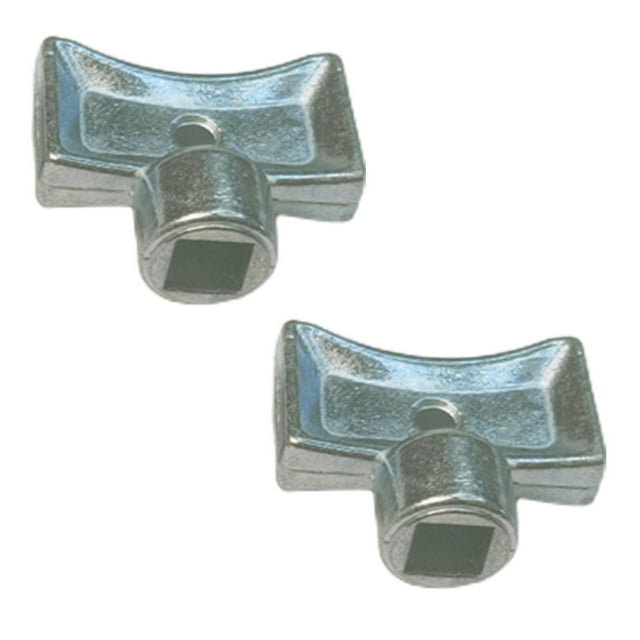 MYG Clé de valve d'Échappement de Radiateur Carrée 55mm Accessoires de Radiateur Matériau en Alliage de zinc