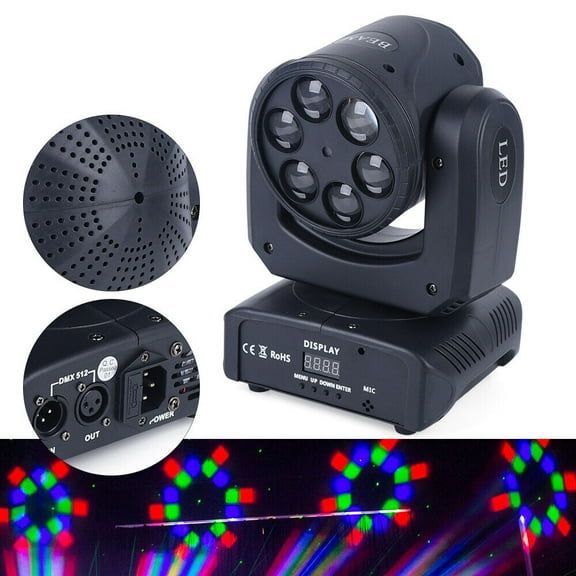 120W Big Bee Eyes Beam RGBW Wash Moving Head Light for Stage DJ Disco Event 4 in 1
