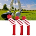thumbnail image 3 of 3 piezas de cubierta de madera de golf, conductores antideslizantes de punto, calle, n.  degree 1, 3, 5 cubiertas para la cabeza, regalos para golfistas Sunnimix  Cubierta de la cabeza del palo de golf, 3 of 8
