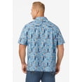 thumbnail image 2 of KingSize Men's Big & Tall The No-Tuck Casual Short Sleeve Shirt, 2 of 3
