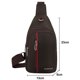 thumbnail image 2 of Bolso bandolera, bolso de viaje para hombro en el pecho, bolso de día informal, para hombre y mujer, con orificios para auriculares, resistente al agua, 2 of 5