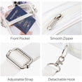 thumbnail image 5 of Clear Bag Stadium Approved, Clear Purse with Adjustable Shoulder Strap for Sports, 5 of 7