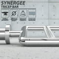 thumbnail image 2 of Synergee Chrome Tricep Bar 25 lbs for Maximum Gains & Comfort for Extensions, Curls, & Pressing Workouts, 2 of 7