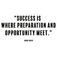 thumbnail image 2 of ArtsyQuotes 18x15 Black Ornate Wood Framed with Double Matting Museum Art Print Titled - Bobby Unser Quote: Preparation, 2 of 4