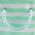 thumbnail image 5 of Bone Dry Pet Storage Collection Striped Paw Patch Bin, Aqua, Large Rectangle, 5 of 5
