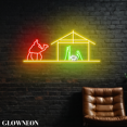 thumbnail image 2 of Glowneon Holy Family Christmas Led Sign, Holy Night Xmas Party Decor, 2 of 5