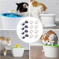 thumbnail image 4 of Paquete de 16 prefiltros de espuma y filtro de carbón compatibles con las fuentes PetSafe Drinkwell INOX 360 Avalon Pagoda Seascape y Sedona, filtro para fuente de agua para perros y gatos--, 4 of 5