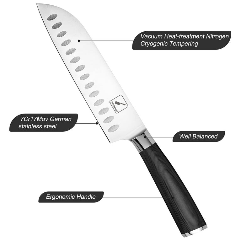 KEEMAKE Chef Knife Set 3 Piece, Sharp Kitchen Knives Set Professional  Cooking Knife Set, German Stainless Steel 1.4116 Cutting Knives Set for  kitchen