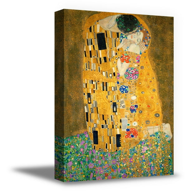 Gustav Klimt The Kiss Oil Painting