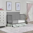 Dream On Me Alexa 5in1 Convertible Crib, Strom Grey