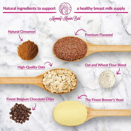 ounces caramel breastfeeding lactation supplement salted increase breast cookie milk supply cookies chocolate support oatmeal knows mommy mix