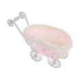 thumbnail image 1 of Mini Woven Baskets With Handle Faux Rattan Candy Storage Holder Trolley Basket, 1 of 8