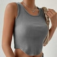 thumbnail image 4 of Birdeem Mode Femmes Aguichant Col Rond Sans Manches Tops Décontractés pour Sortir, 4 of 12