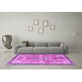 thumbnail image 3 of Ahgly Company Indoor Square Persian Purple Traditional Area Rugs, 4' Square, 3 of 4