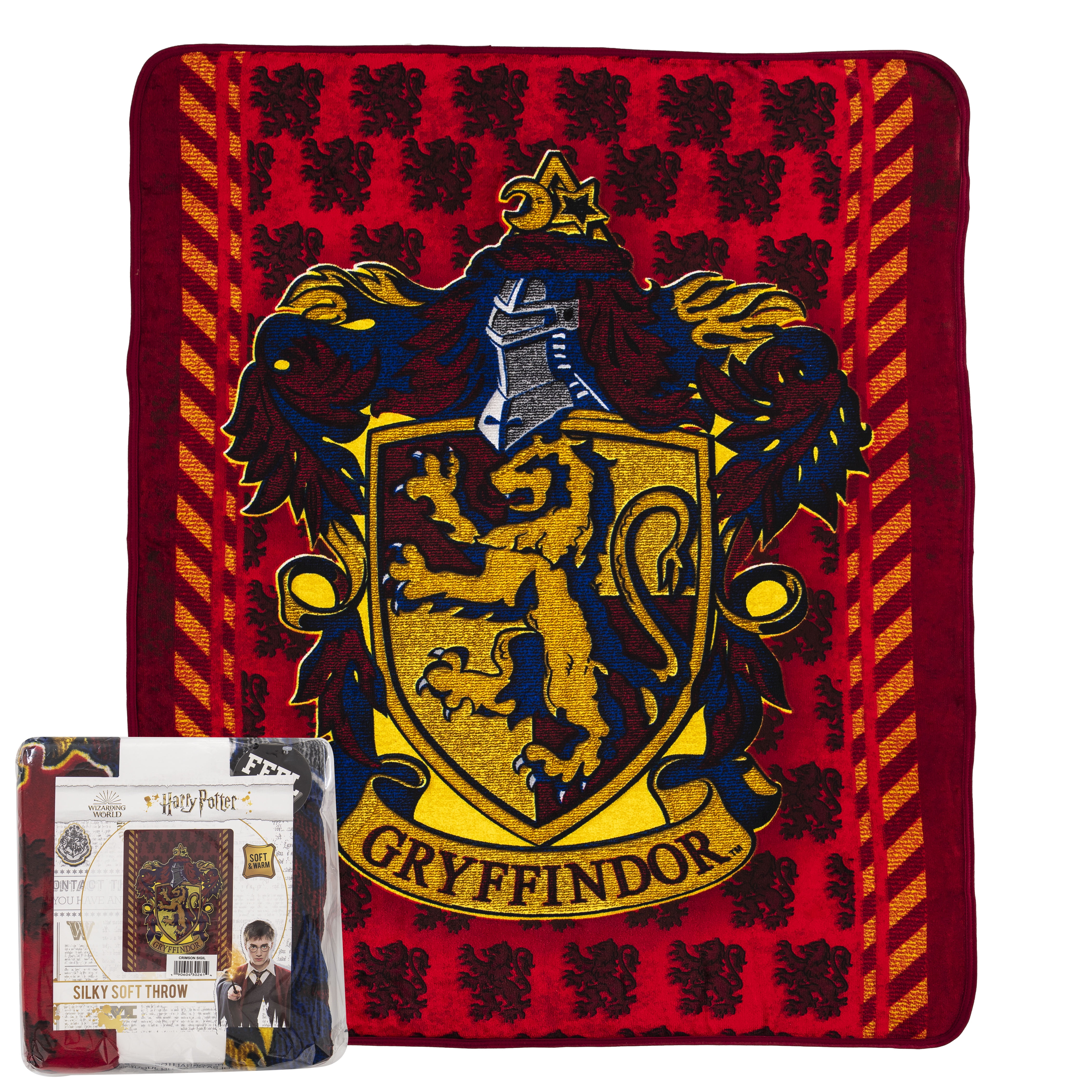 Harry Potter Gryffindor Crest Soft Silk Touch Kids Throw Blanket