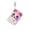 A, variant on Back to School Essentials,Kawaii Cat Plush Notebook Journal Mini Fluffy Diary Portable Writing Notebook with Backpack Keychain for School Students Gifts and Daily Notes