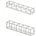 thumbnail image 2 of Wall Mounted Shelf Rack Organizer with Hooks for Kitchen Bathroom Storage Space Saving Floating Shelves, 2 of 3