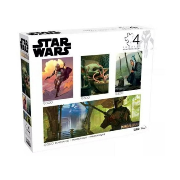 Rompecabezas de 4 unidades Buffalo Games Star Wars - Desafiante
