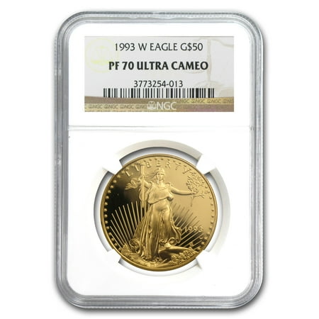 - 1993-W 1 oz Proof Gold American Eagle PF-70 NGC (Registry Set)