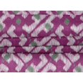 thumbnail image 5 of oneOone Velvet Purple Fabric Ikat Sewing Craft Projects Fabric Prints By Yard 58 Inch Wide, 5 of 5