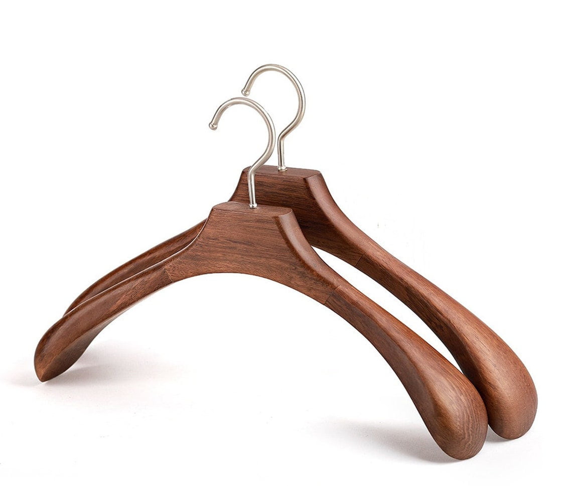 Branded Cheap Customized Clothes Hanger Luxury Wooden Clothes Coat
