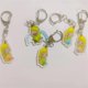 thumbnail image 4 of Llavero De Expresión De Gato De Plátano Lindo Weblebrity Cat Schoolbag Charm Divertido Feliz Cordón Colgante Cadena De Teléfono Joyería, 4 of 4