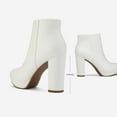 thumbnail image 3 of Dream Pairs Stomp Women's High Heel Ankle Boots, 3 of 6